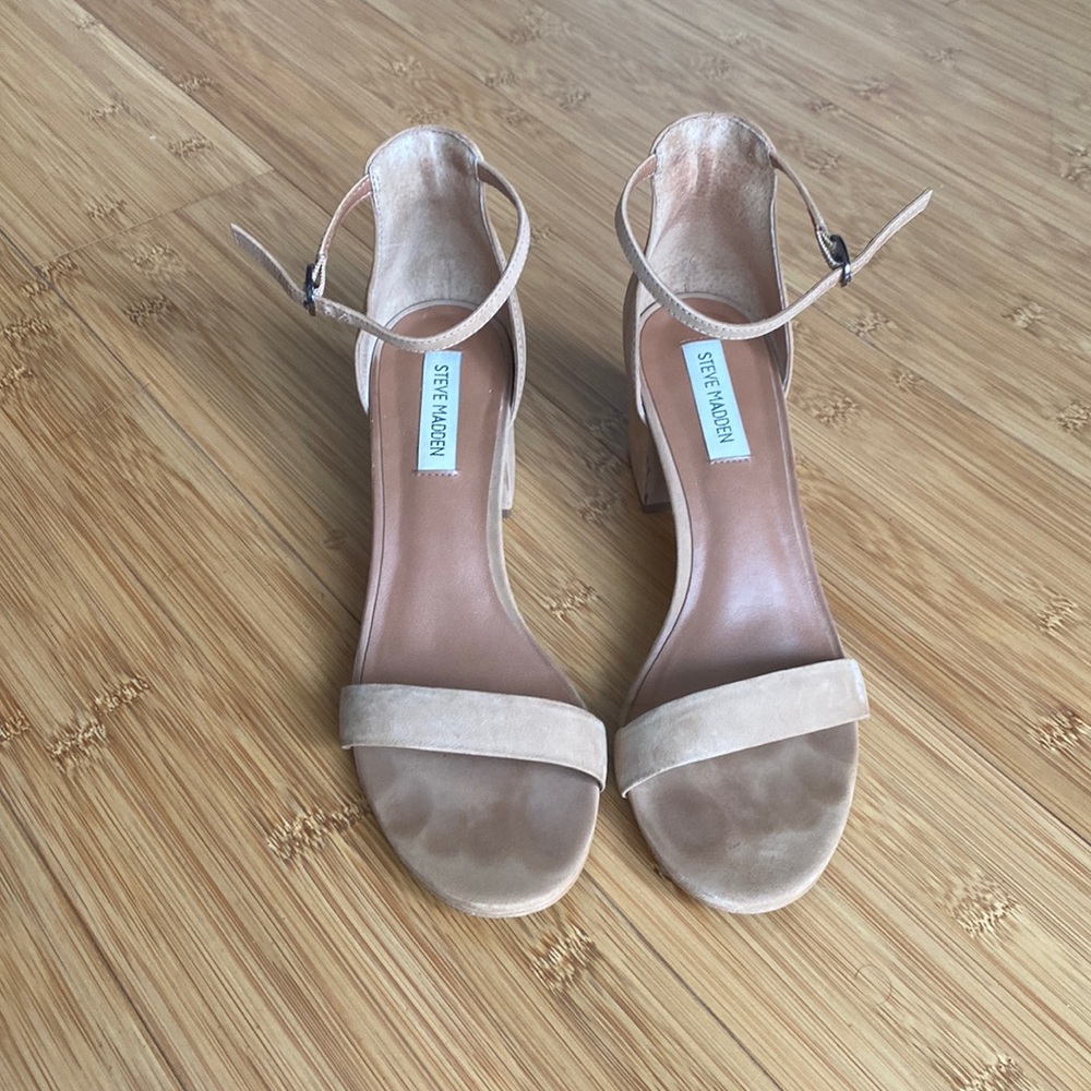 Steve Madden Irenee Block Heel Sandal Womens Size 8.5 BOGO